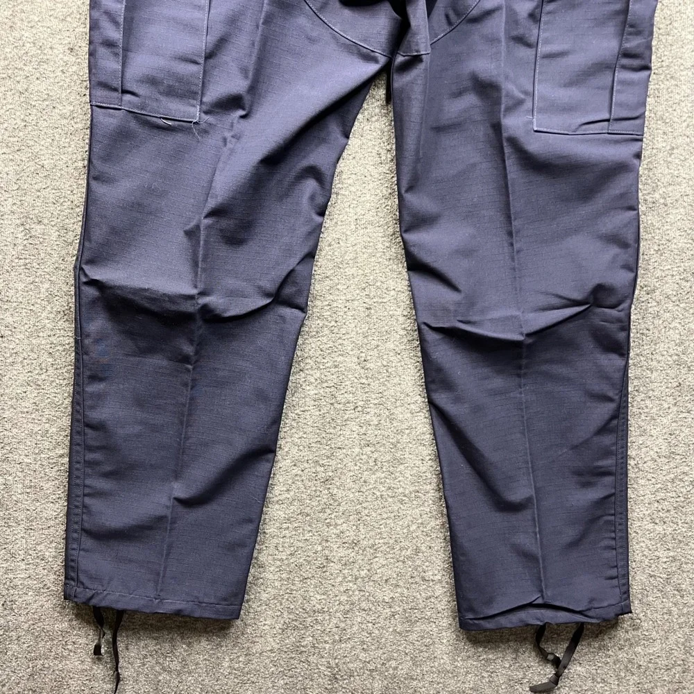 Propper Combat Trousers Mens Medium Regular Navy Blue 34x32 Cargo Ripstop Pants‎